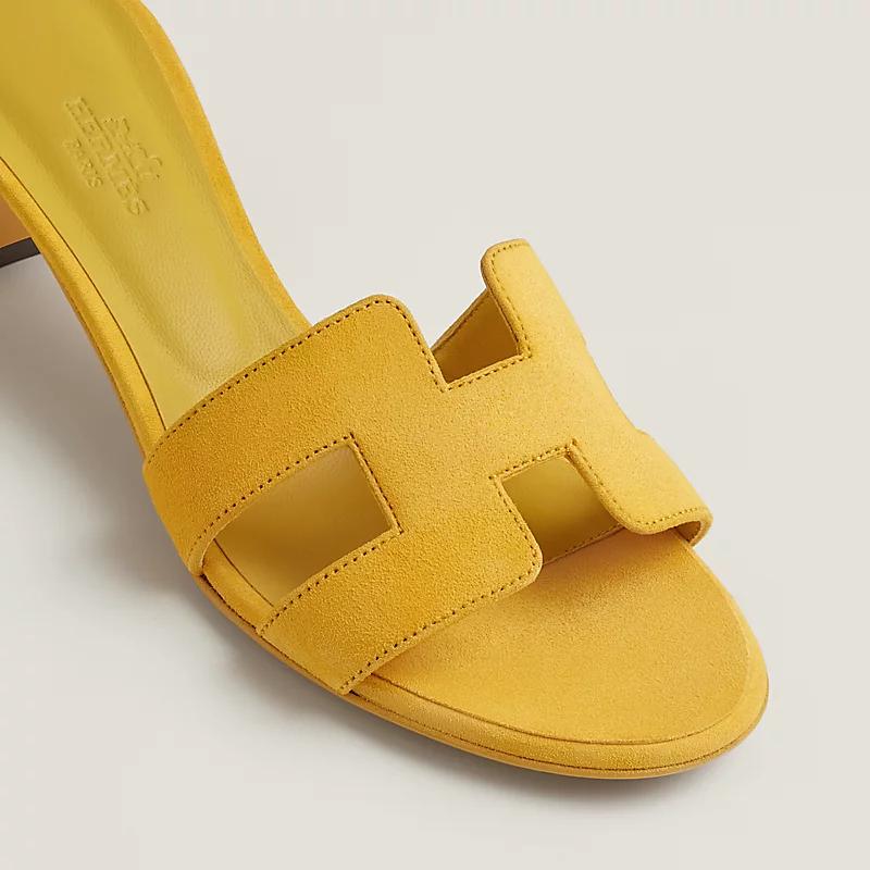 Giày Hermes Oasis Sandal Nữ Vàng